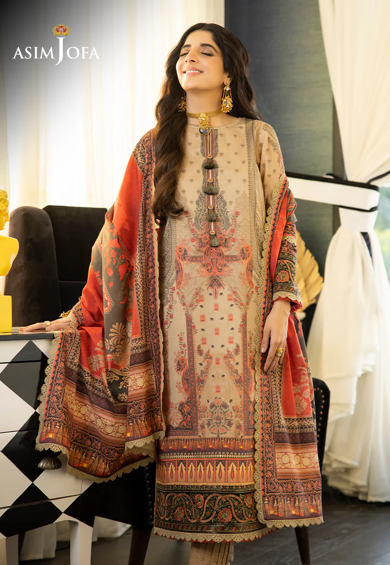 AJS-05 EMBROIDERED LAWN 2 PCS - Image 6