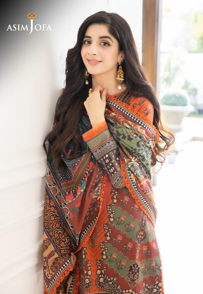 AJS-08 PRINTED LAWN 2 PCS - Image 5