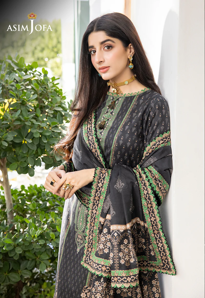 AJS-10 PRINTED LAWN 3 PCS - Image 6