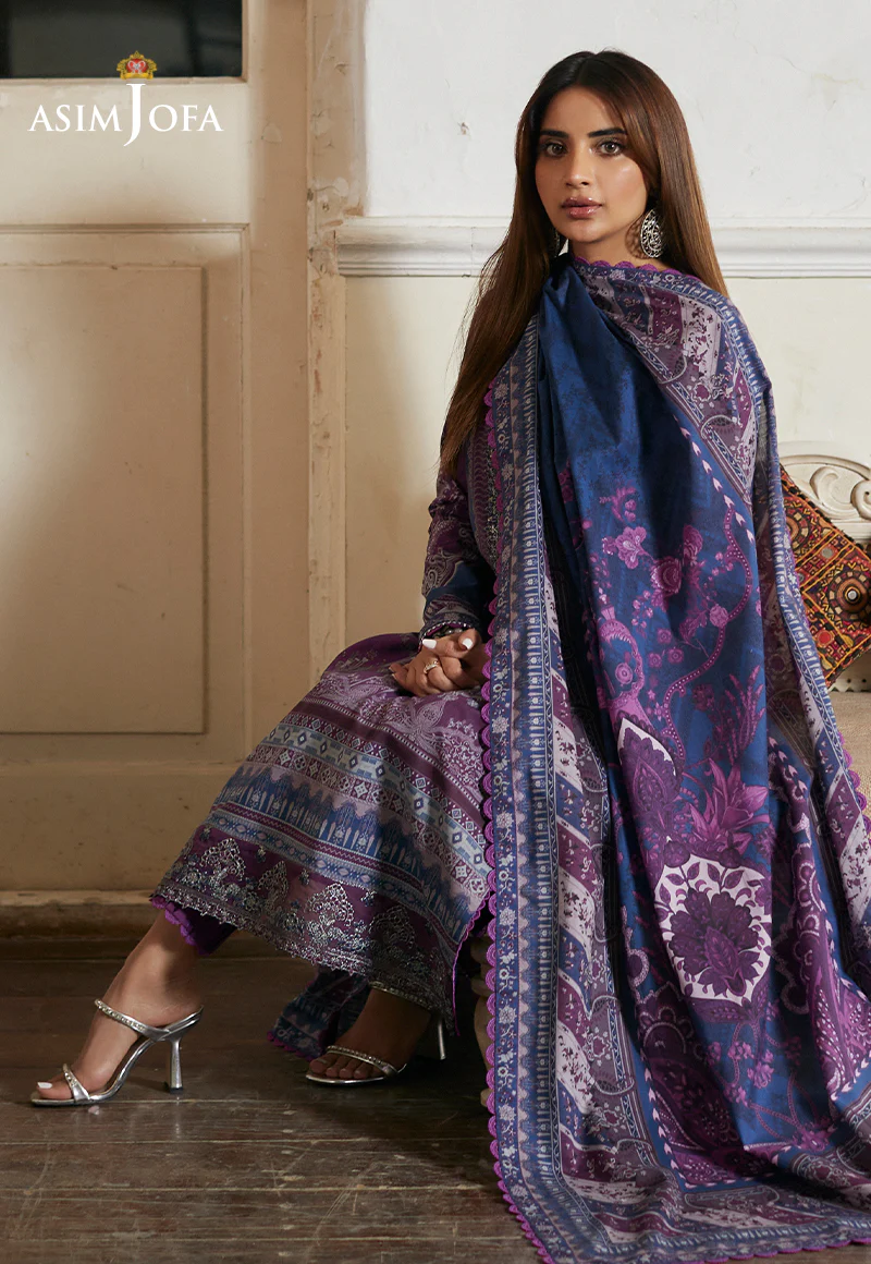 AJS-14 EMBROIDERED LAWN 2 PCS - Image 7