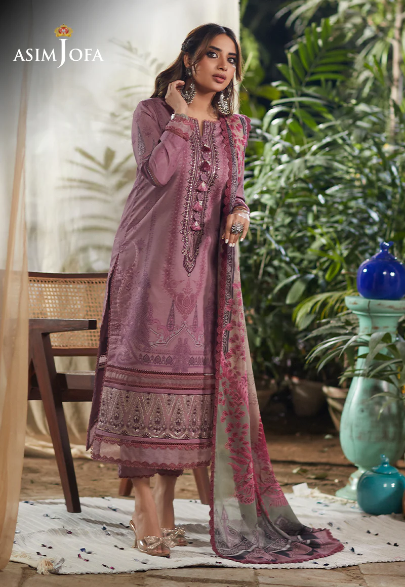 AJS-19 EMBROIDERED LAWN 2 PCS - Image 9