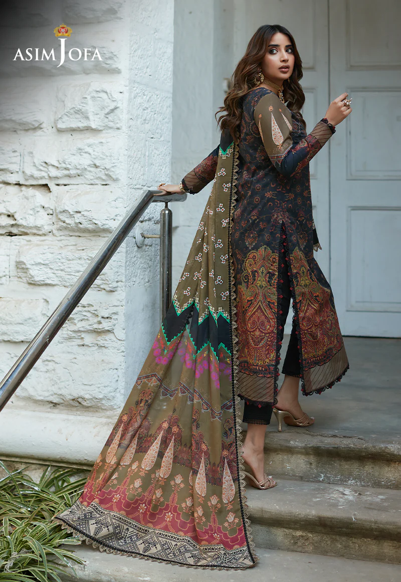 AJS-22 EMBROIDERED LAWN 2 PCS - Image 2