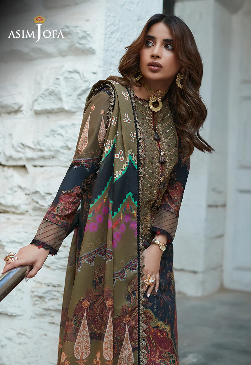 AJS-22 EMBROIDERED LAWN 2 PCS - Image 4
