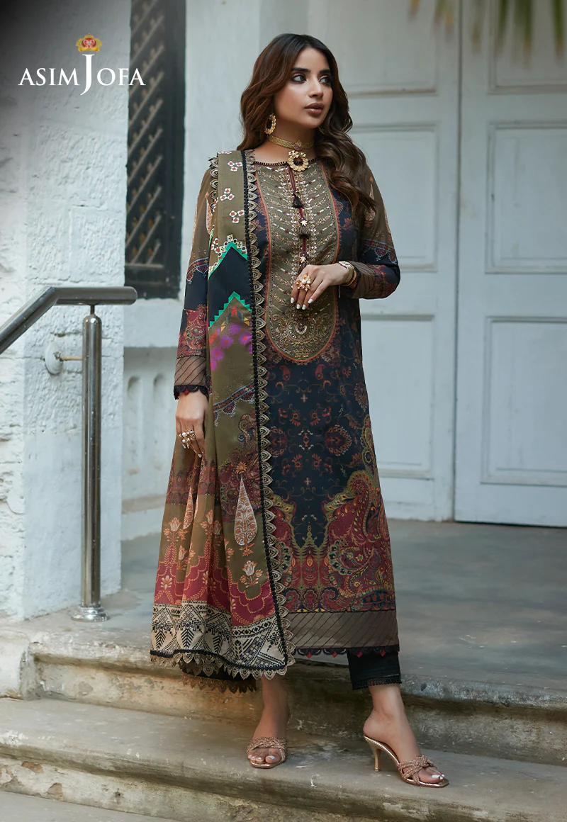 AJS-22 EMBROIDERED LAWN 2 PCS - Image 6