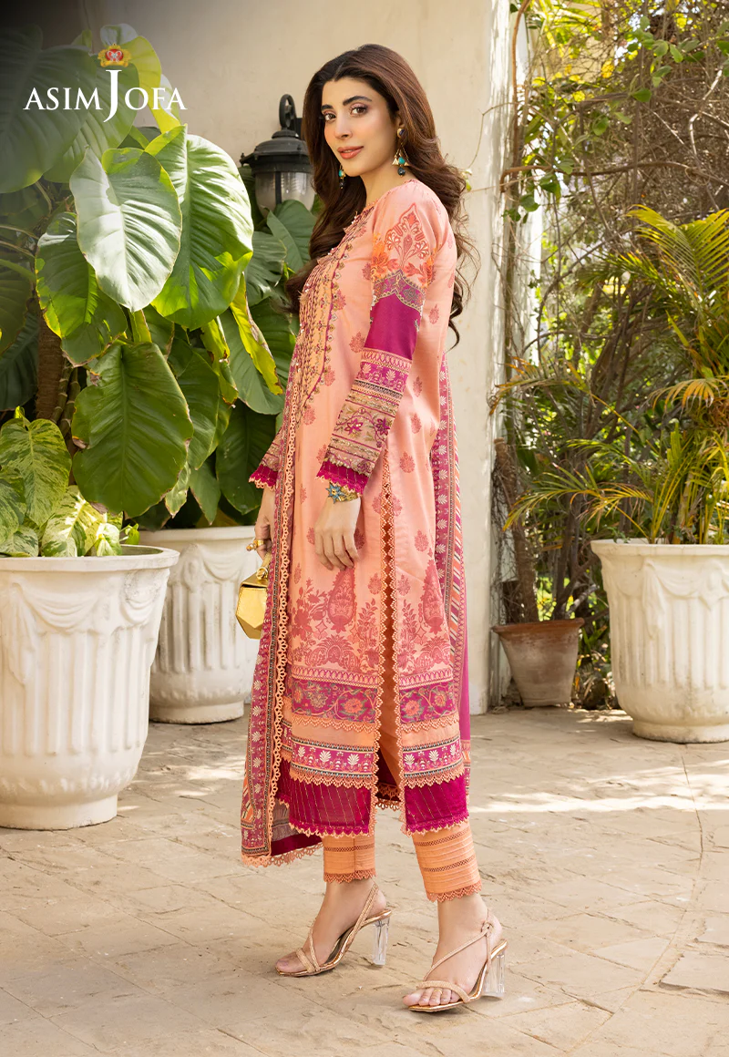 AJS-23 EMBROIDERED LAWN 2 PCS - Image 8