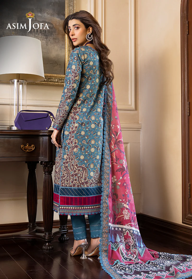 AJS-27 PRINTED LAWN 2 PCS - Image 2