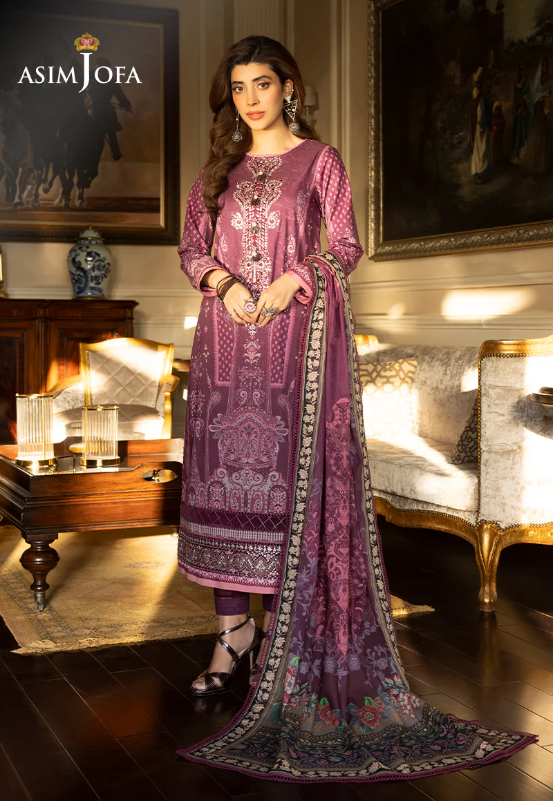 AJS-28 EMBROIDERED LAWN 2 PCS