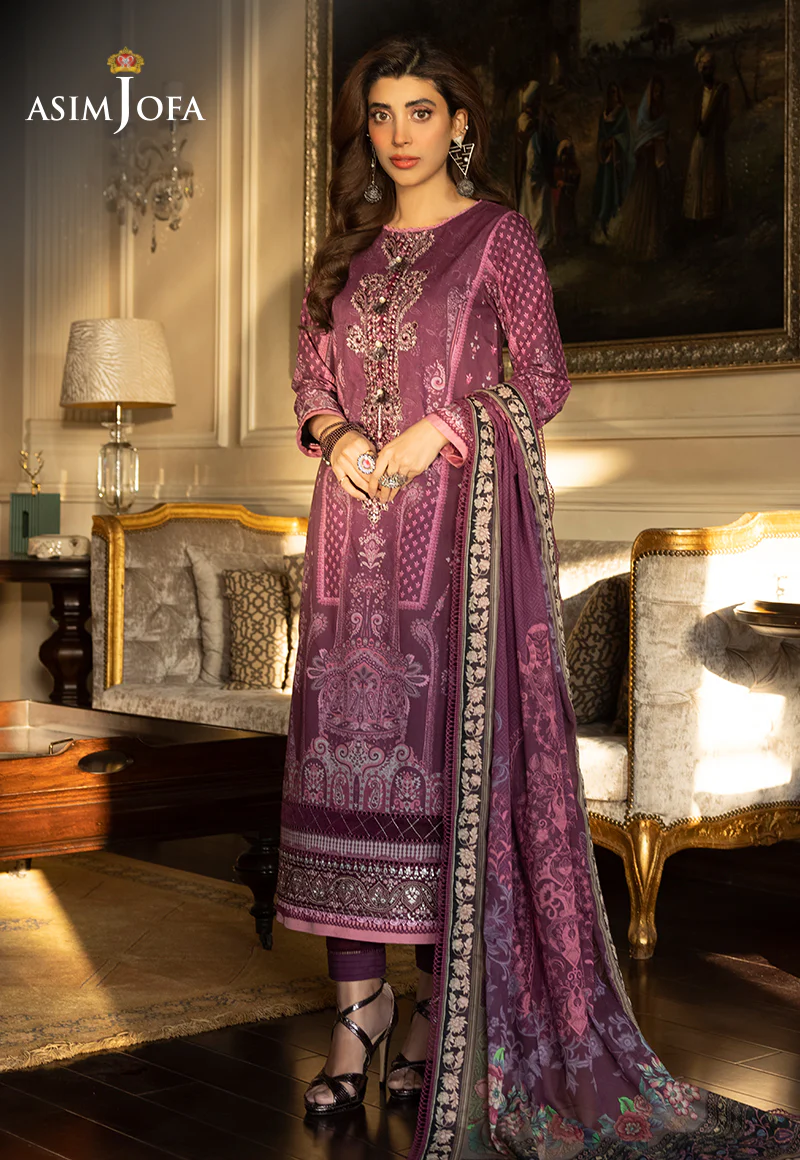 AJS-28 EMBROIDERED LAWN 2 PCS - Image 5