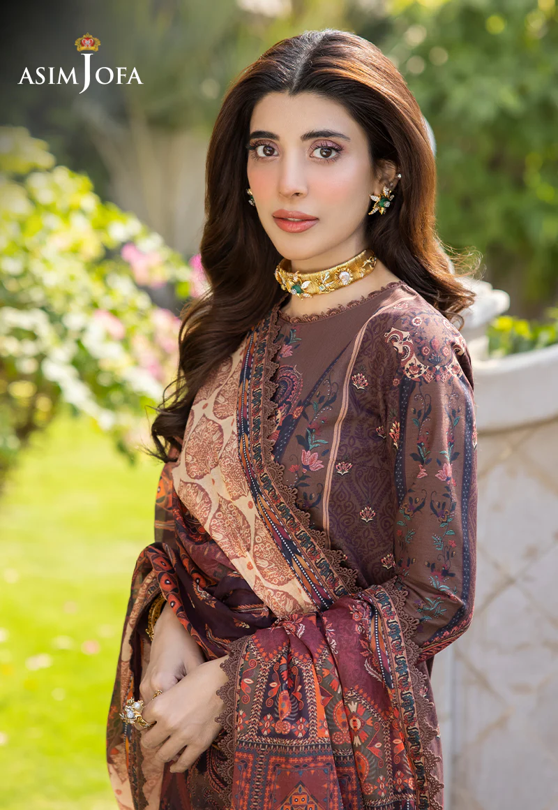 AJS-30 PRINTED LAWN 3 PCS - Image 4