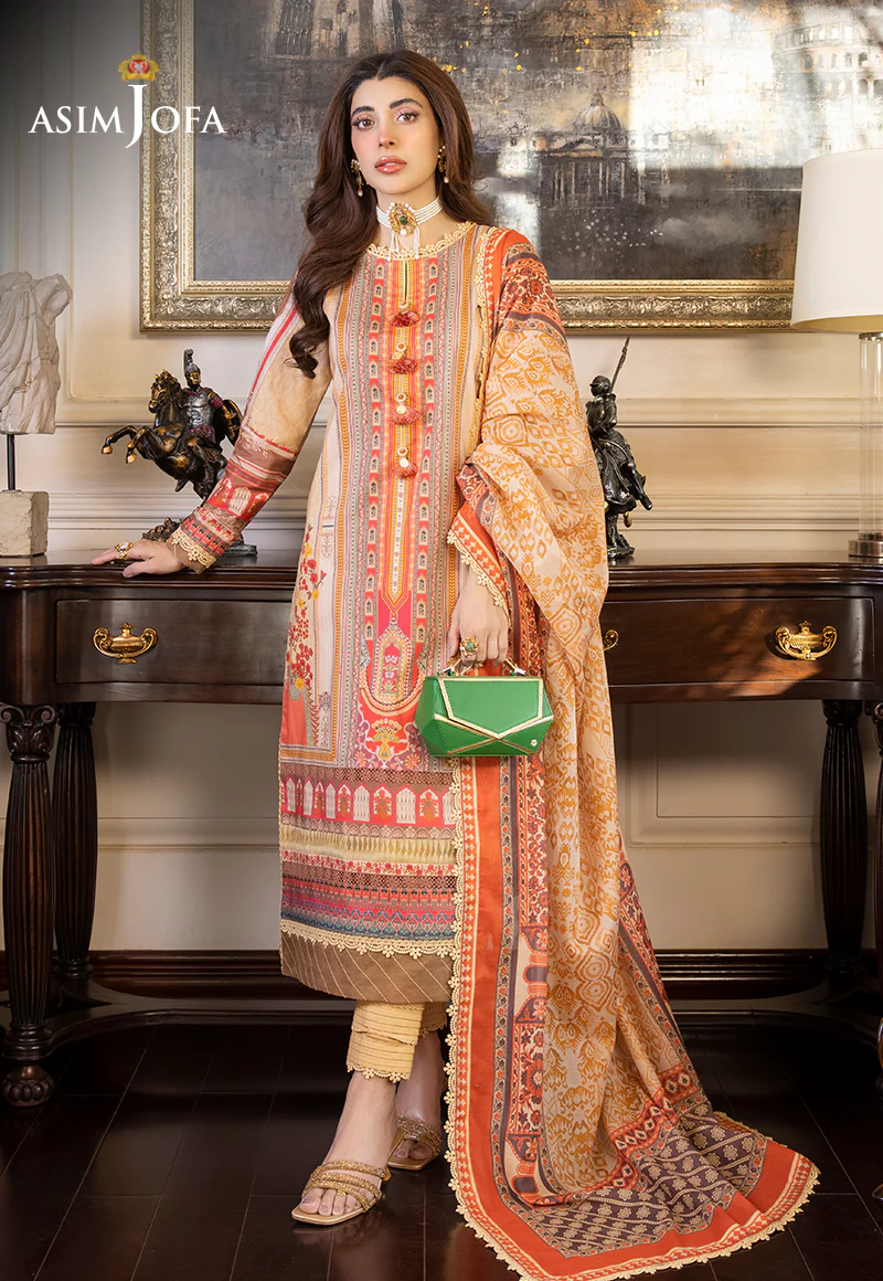 AJS-33 PRINTED LAWN 2 PCS - Image 5