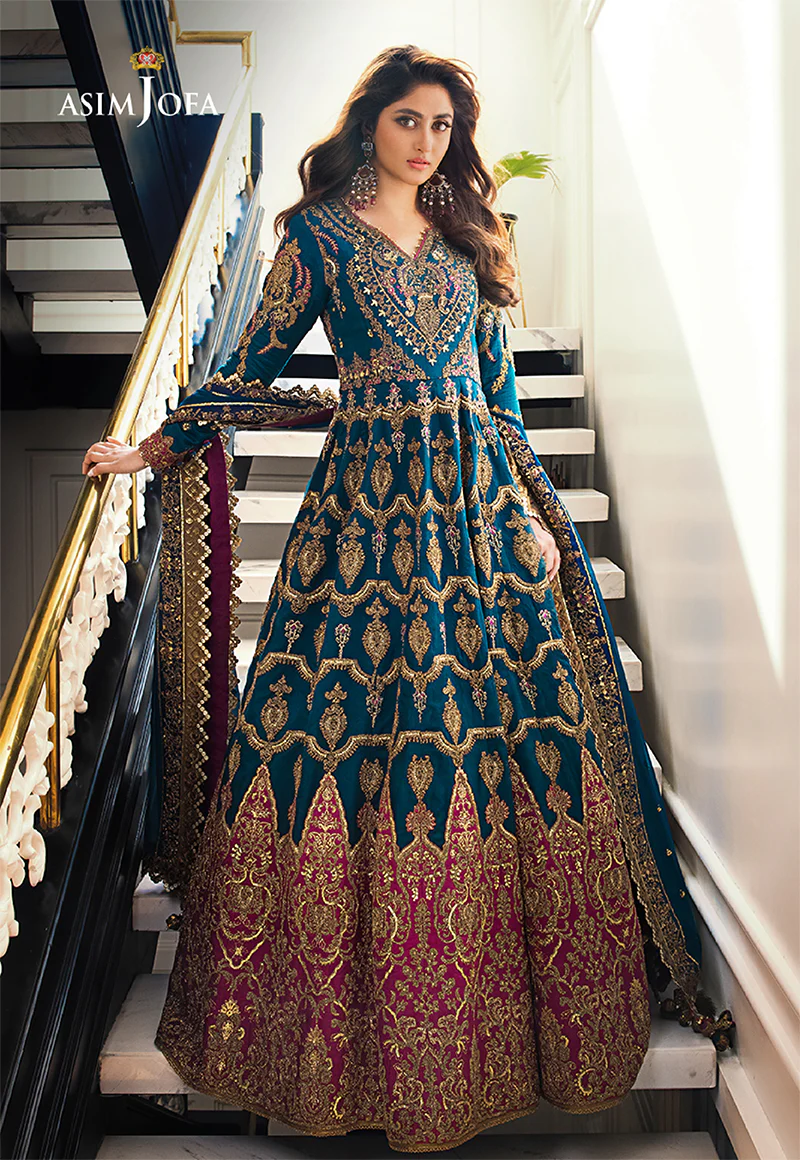 AJSE-01 EMBROIDERED COTTON SILK 2 PCS