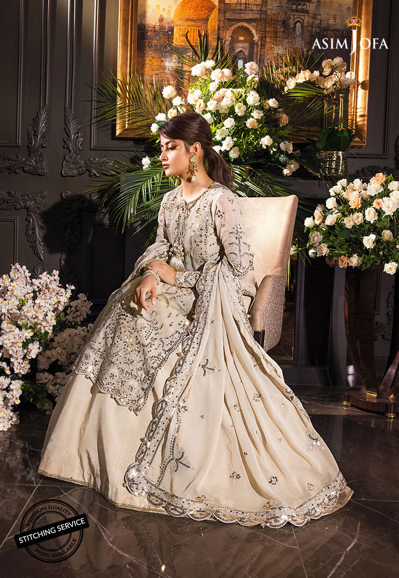 AJSE-04 EMBROIDERED CHIFFON 3 PCS - Image 7