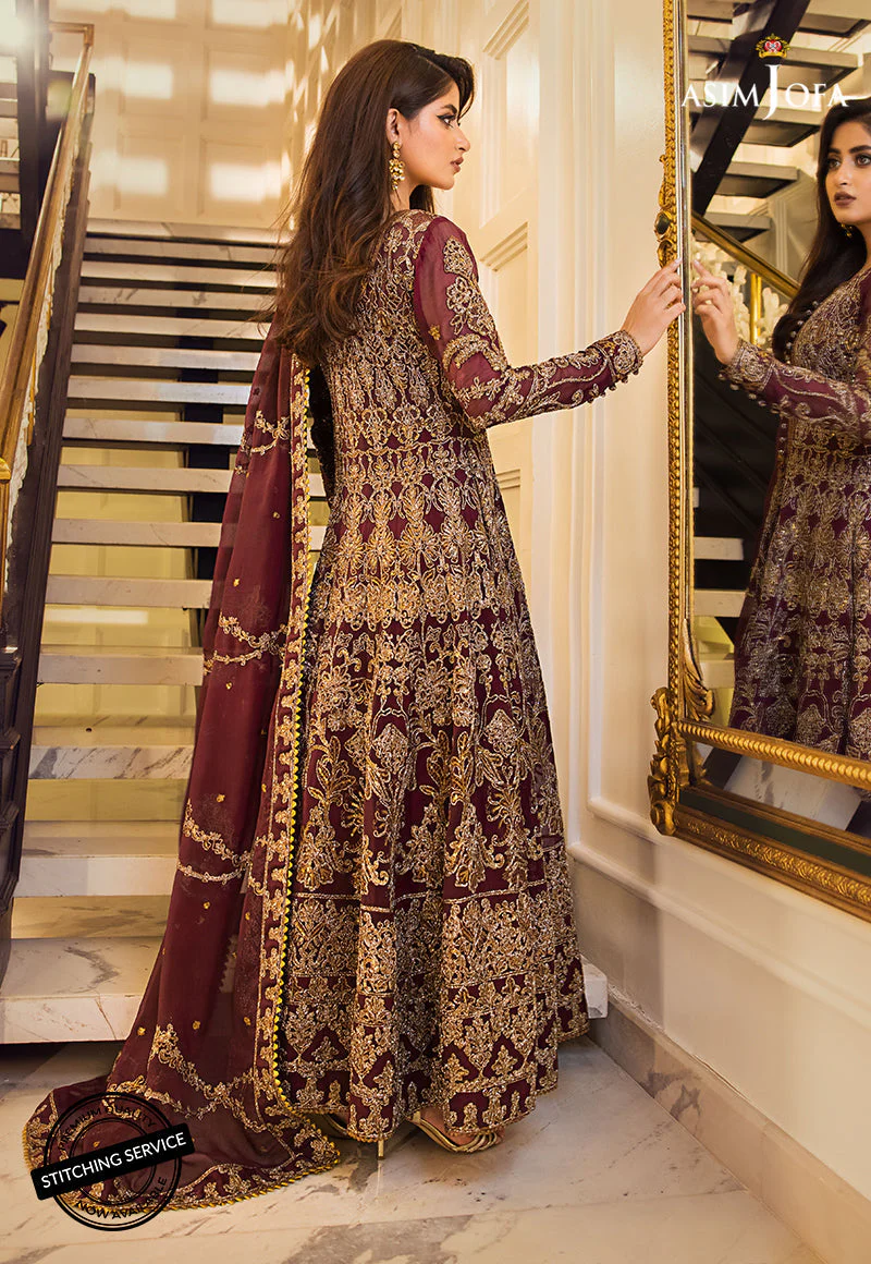 AJSE-07 EMBROIDERED CHIFFON 3 PCS - Image 4