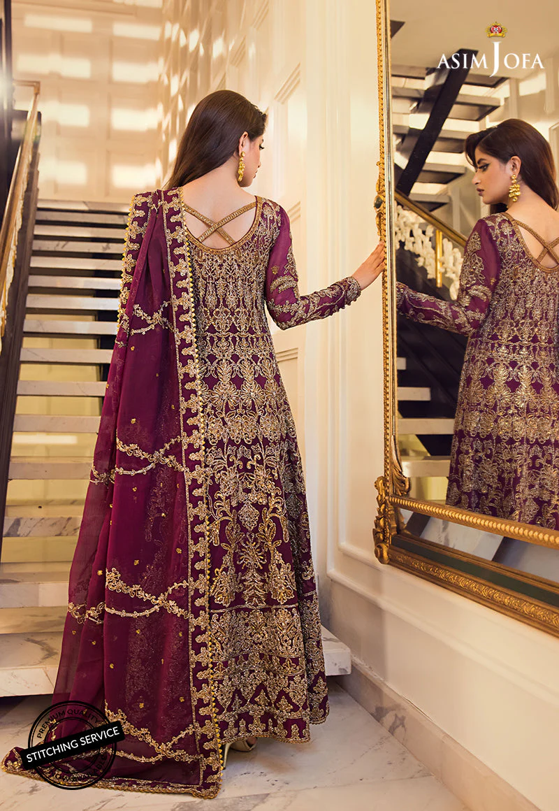 AJSE-07 EMBROIDERED CHIFFON 3 PCS - Image 5