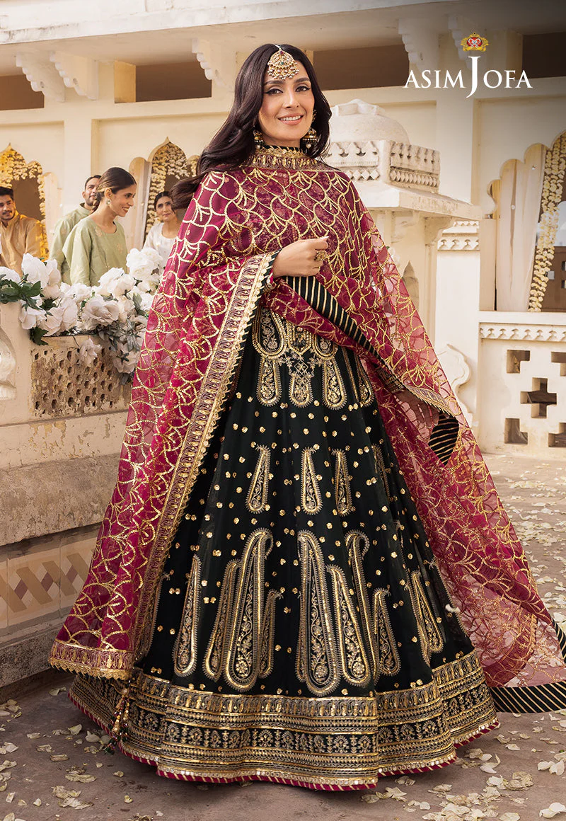 AJSHP-11 EMBROIDERED RAW SILK STITCHED 3 PCS - Image 9