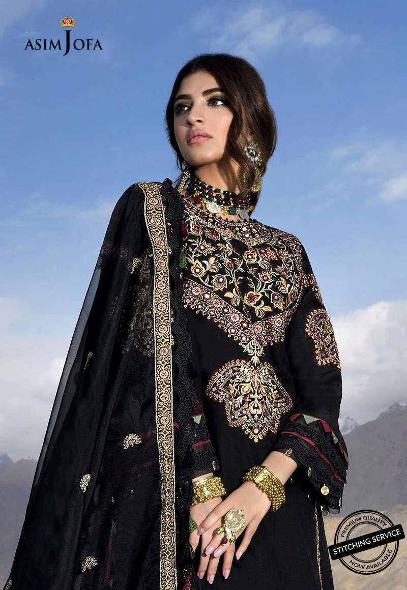 AJSL-01 EMBROIDERED SELF JACQUARD 3 PCS - Image 2