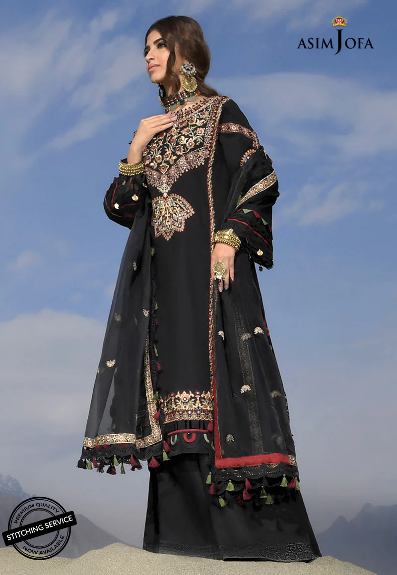 AJSL-01 EMBROIDERED SELF JACQUARD 3 PCS - Image 3
