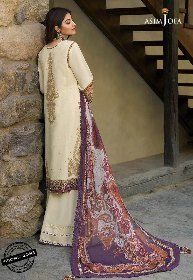 AJSL-06 EMBROIDERED SELF JACQUARD 3 PCS - Image 4
