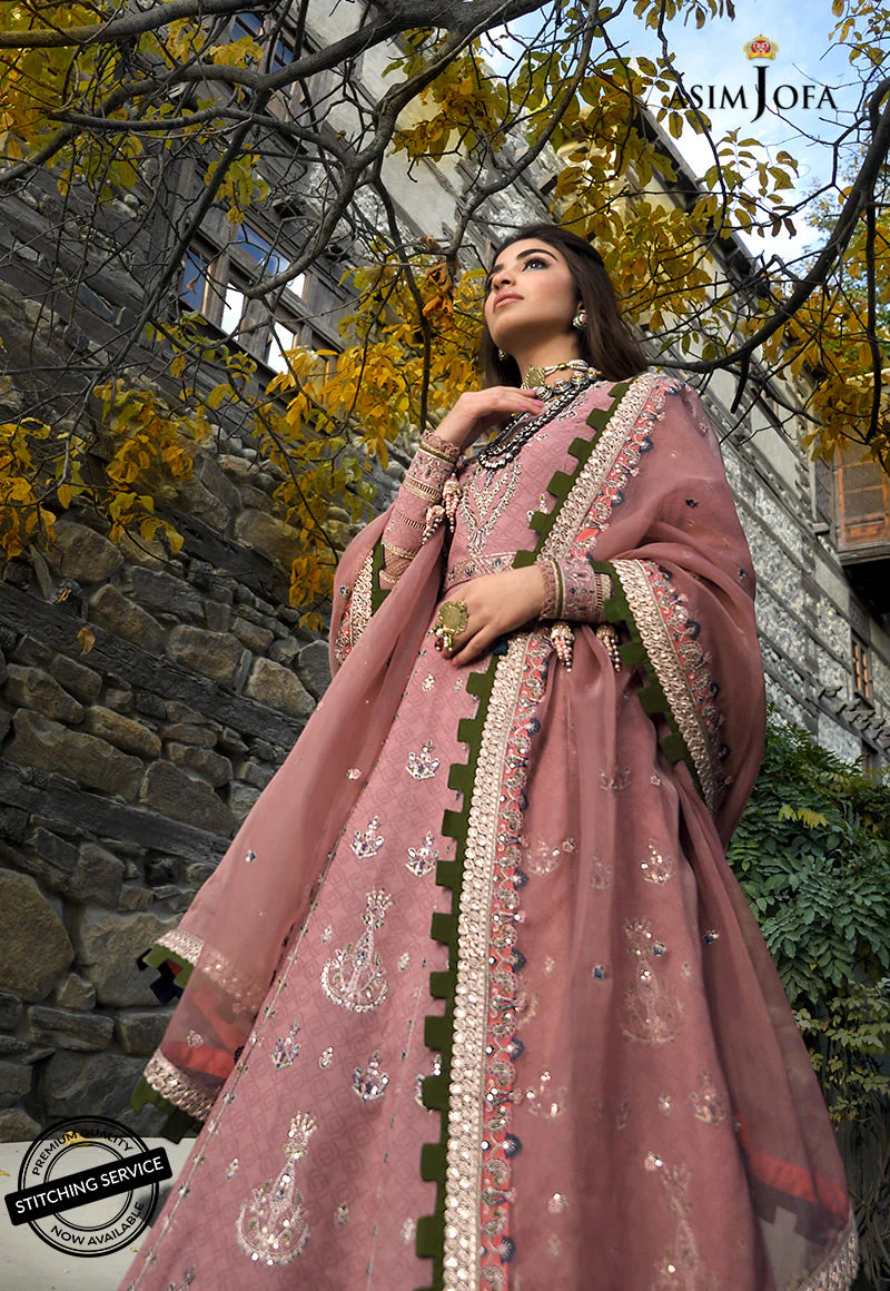 AJSL-09 EMBROIDERED SELF JACQUARD 3 PCS - Image 2