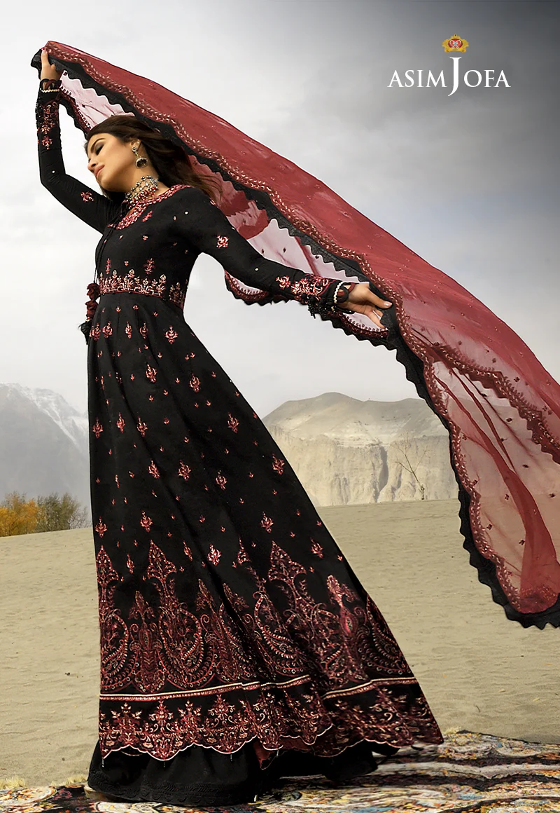 AJSL-14 EMBROIDERED LAWN 3 PCS - Image 5