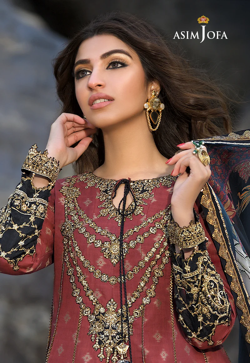AJSL-23 EMBROIDERED JACQUARD 3 PCS