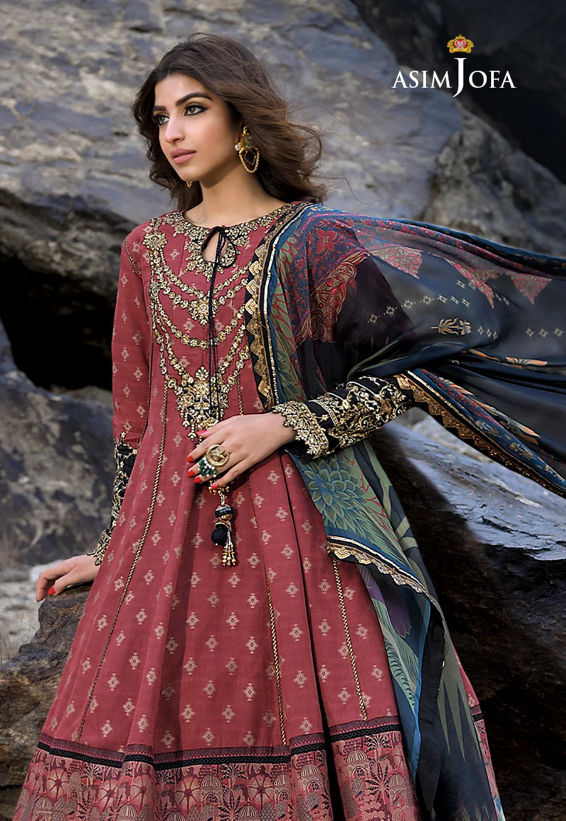 AJSL-23 EMBROIDERED JACQUARD 3 PCS - Image 2