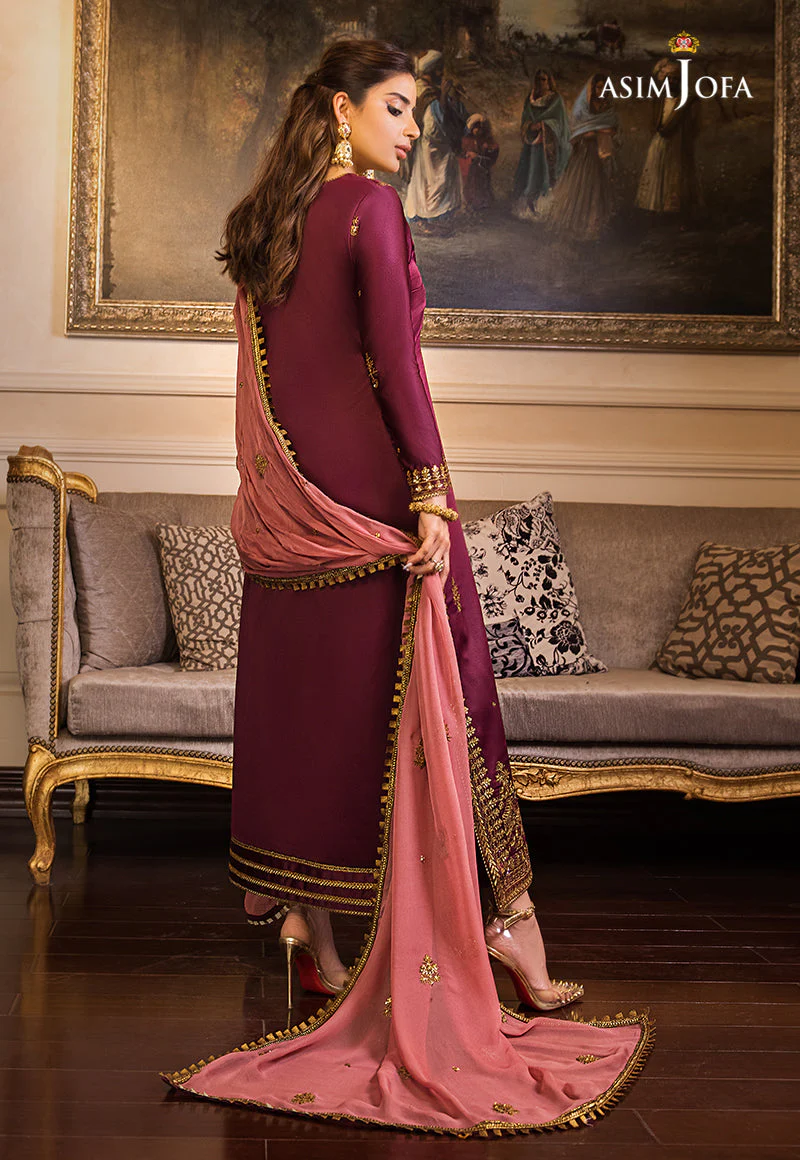 AJSM-15 EMBROIDERED DULL SILK 3 PCS - Image 5