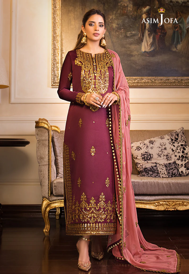AJSM-15 EMBROIDERED DULL SILK 3 PCS - Image 8
