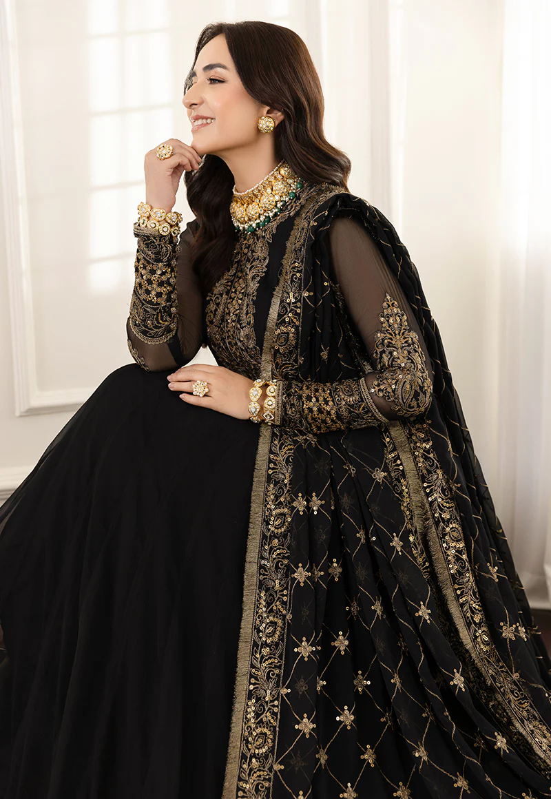AJSM-35 EMBROIDERED CHIFFON 3 PCS - Image 10