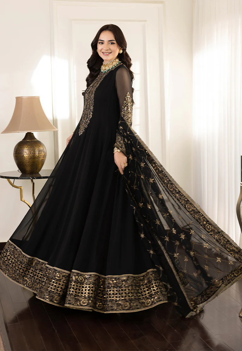 AJSM-35 EMBROIDERED CHIFFON 3 PCS - Image 7