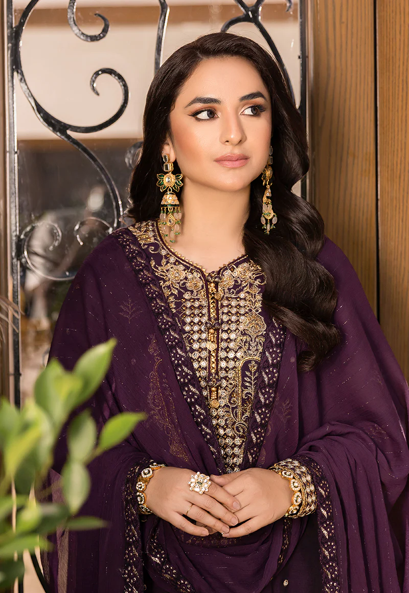 AJSM-44 EMBROIDERED POLY COTTON 3 PCS - Image 10
