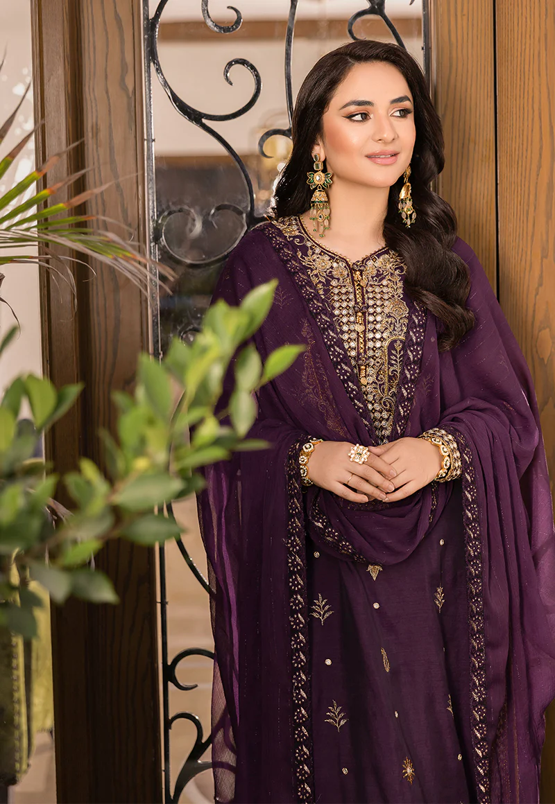 AJSM-44 EMBROIDERED POLY COTTON 3 PCS - Image 11