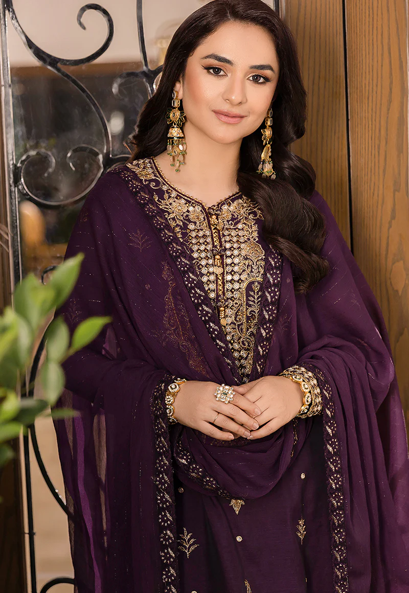 AJSM-44 EMBROIDERED POLY COTTON 3 PCS - Image 12