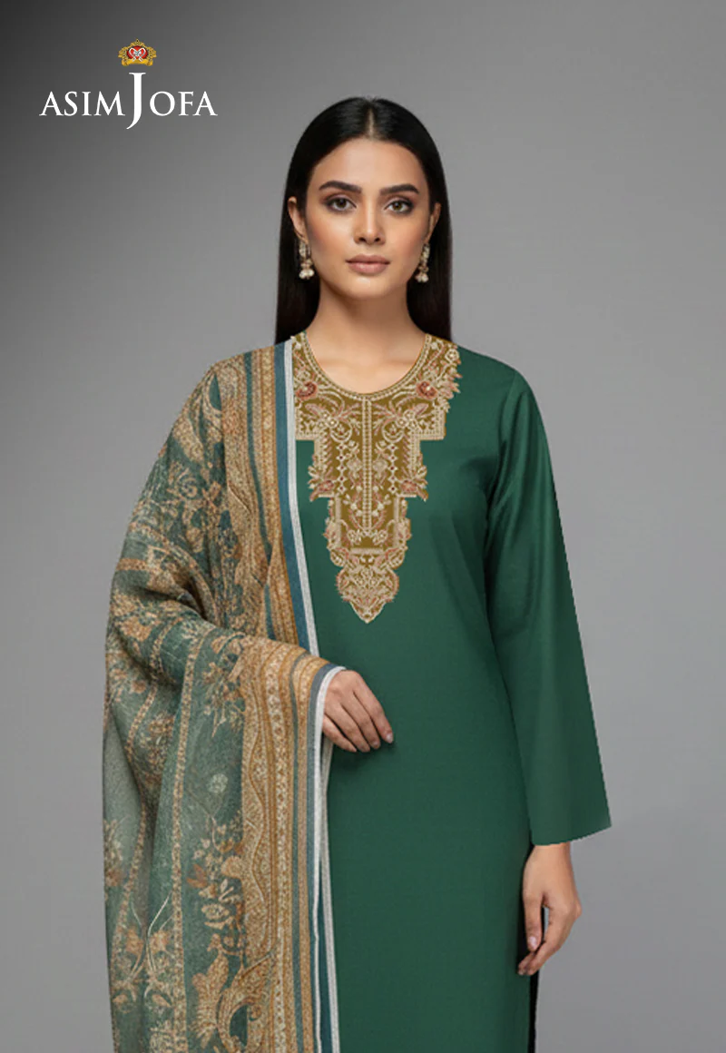 AJSO-341 Unstitched 2 Pcs Shirt Dupatta - Image 2
