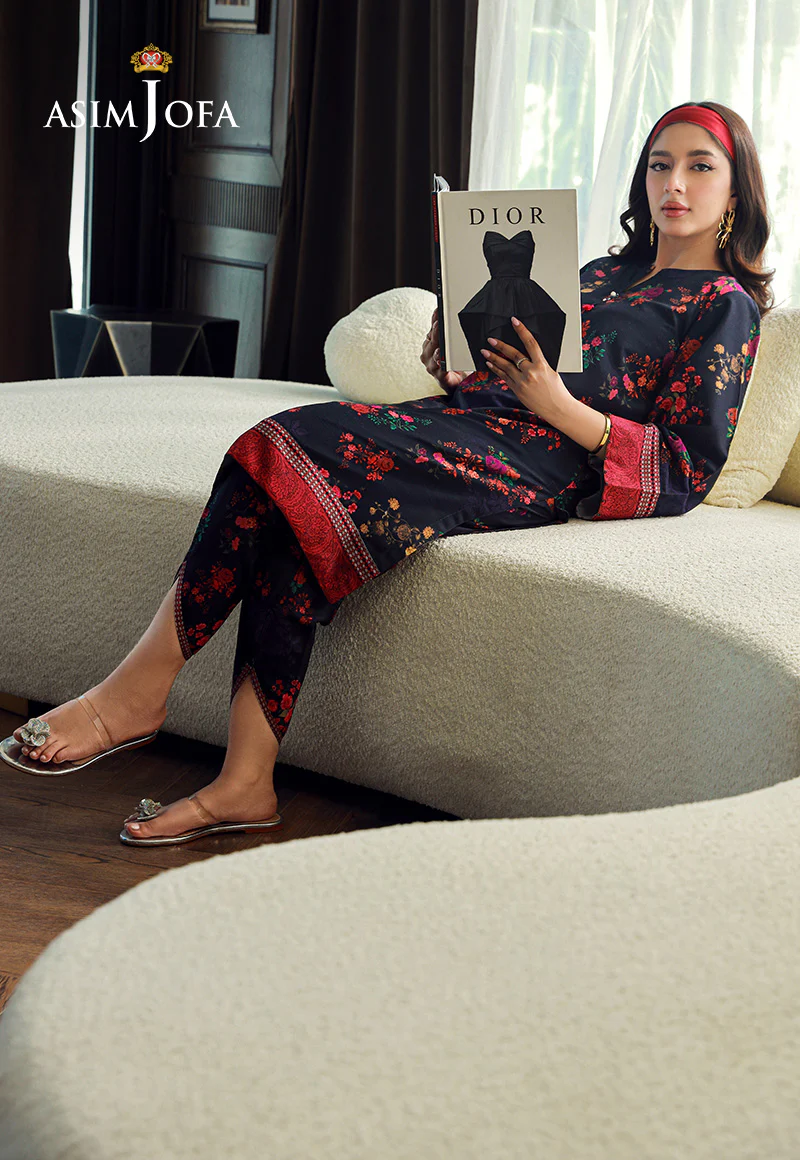 AJSS-09 PRINTED RAW SILK 2PCS - Image 8