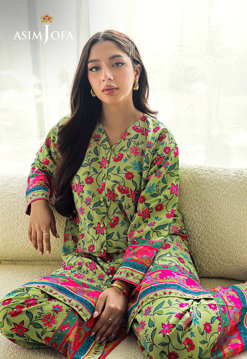 AJSS-16 PRINTED RAW SILK 2PCS - Image 6