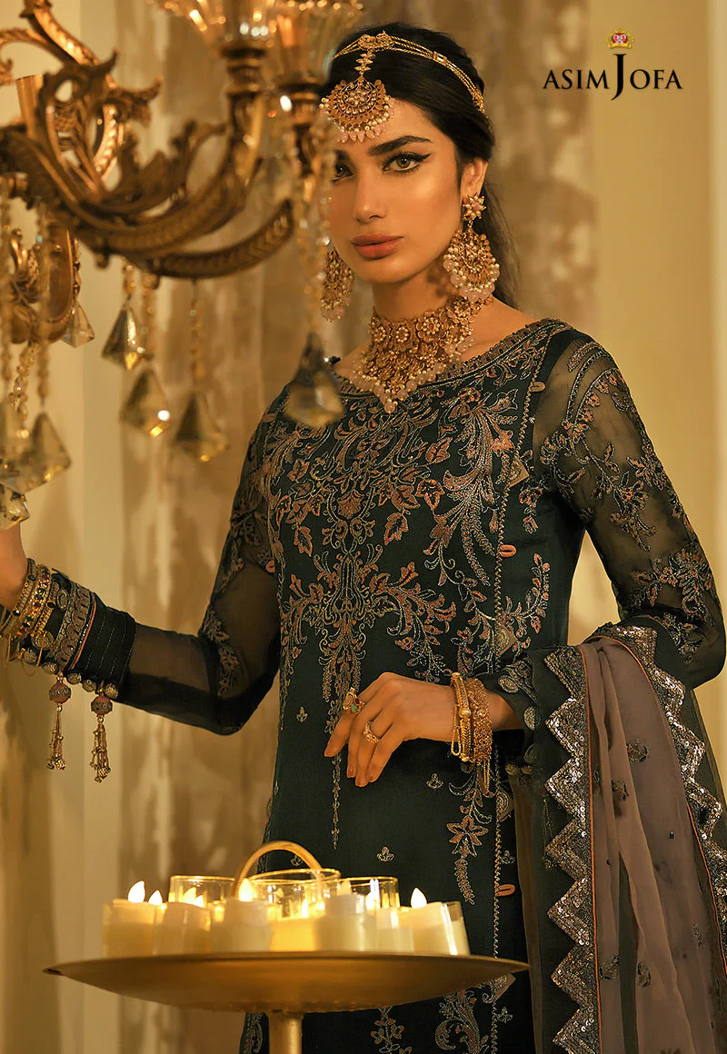 AJST-08 EMBROIDERED ORGANZA 3 PCS - Image 2