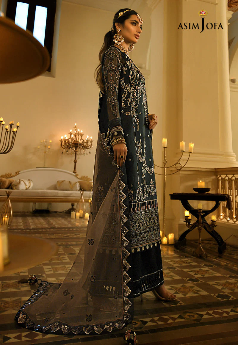 AJST-08 EMBROIDERED ORGANZA 3 PCS - Image 4