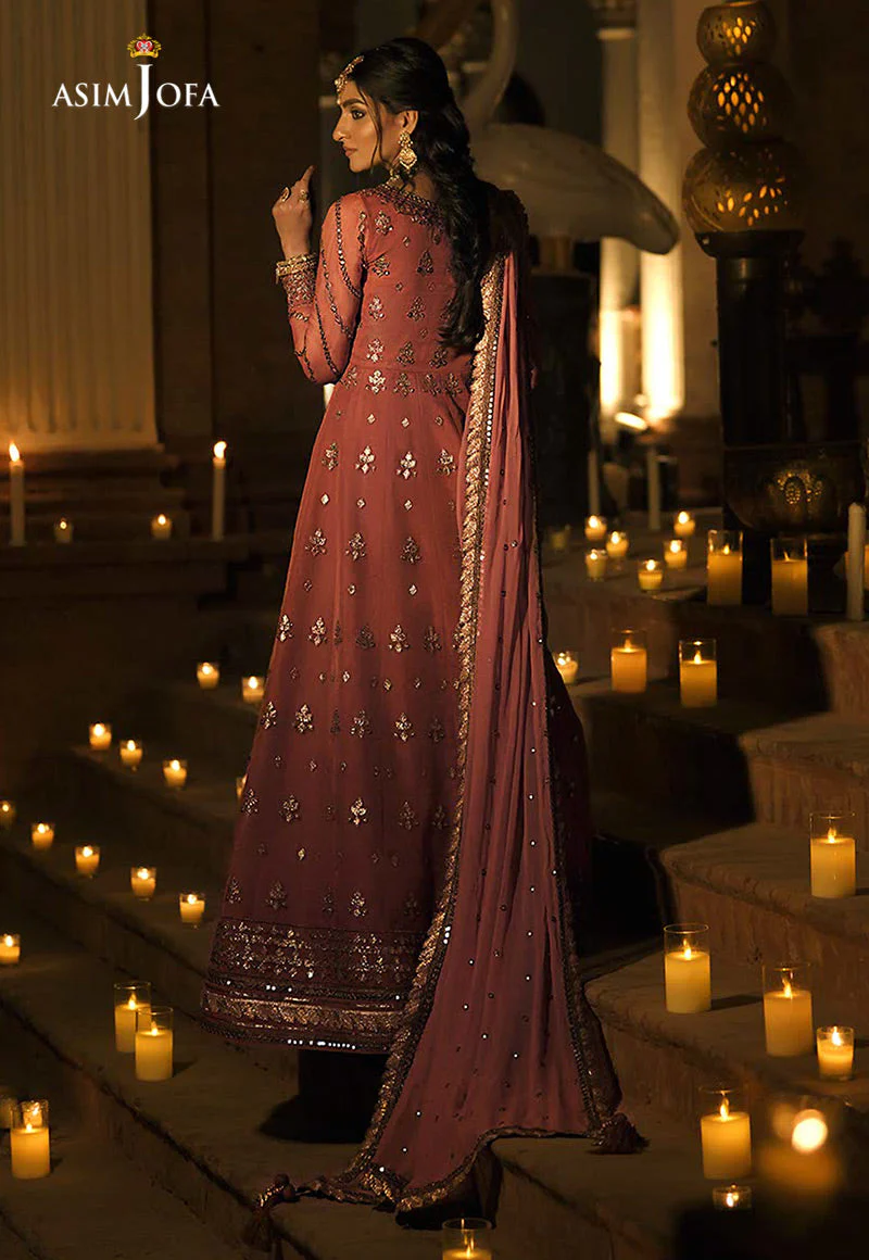 AJST-09 EMBROIDERED ORGANZA 3 PCS - Image 4