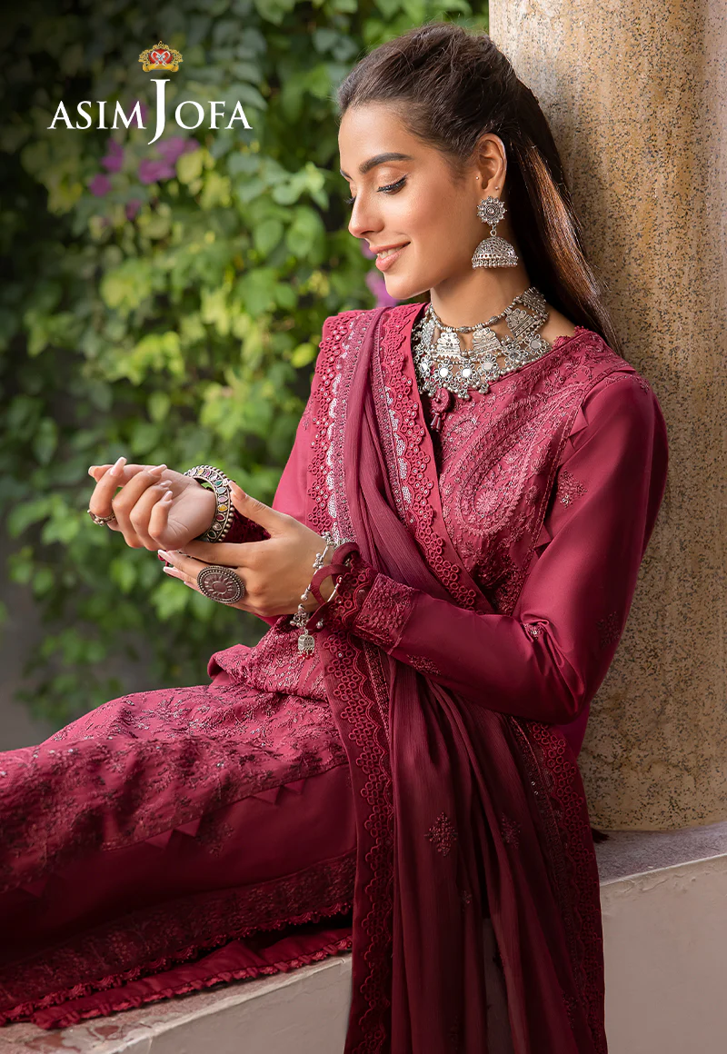 AJSW-02 EMBROIDERED POLY VISCOSE 3 PCS - Image 11