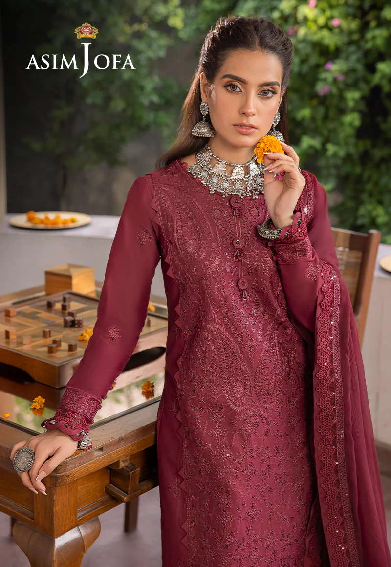 AJSW-02 EMBROIDERED POLY VISCOSE 3 PCS - Image 5