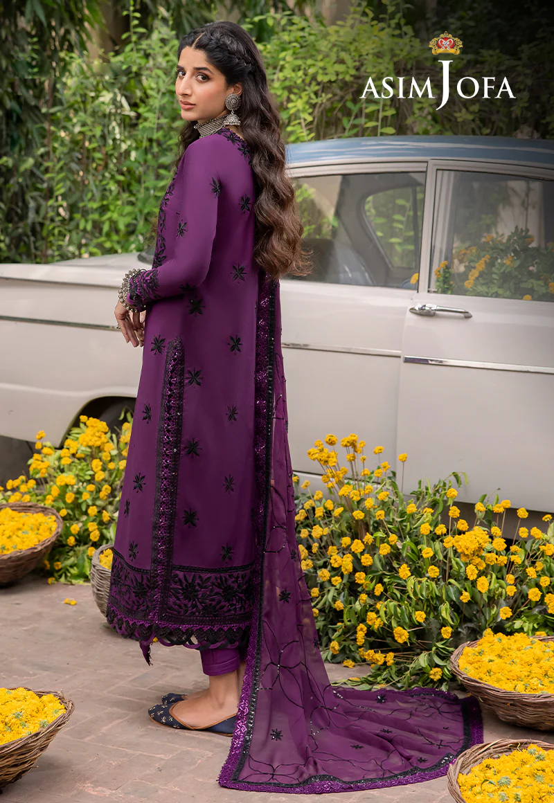 AJSW-03 EMBROIDERED PAPER COTTON 3 PCS - Image 9