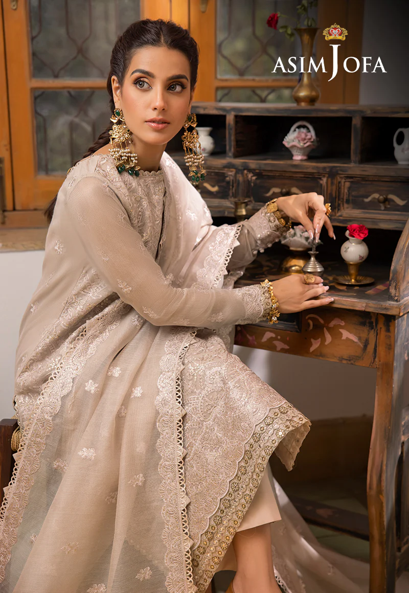 AJSW-21 EMBROIDERED COTTON NET 3 PCS - Image 6