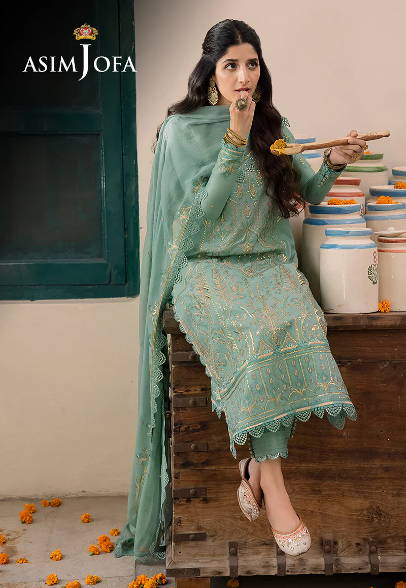 AJSW-25 EMBROIDERED POLY VISCOSE 3 PCS - Image 3
