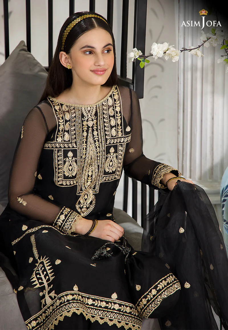 AJTF-06 EMBROIDERED ORGANZA 3 PCS - Image 6