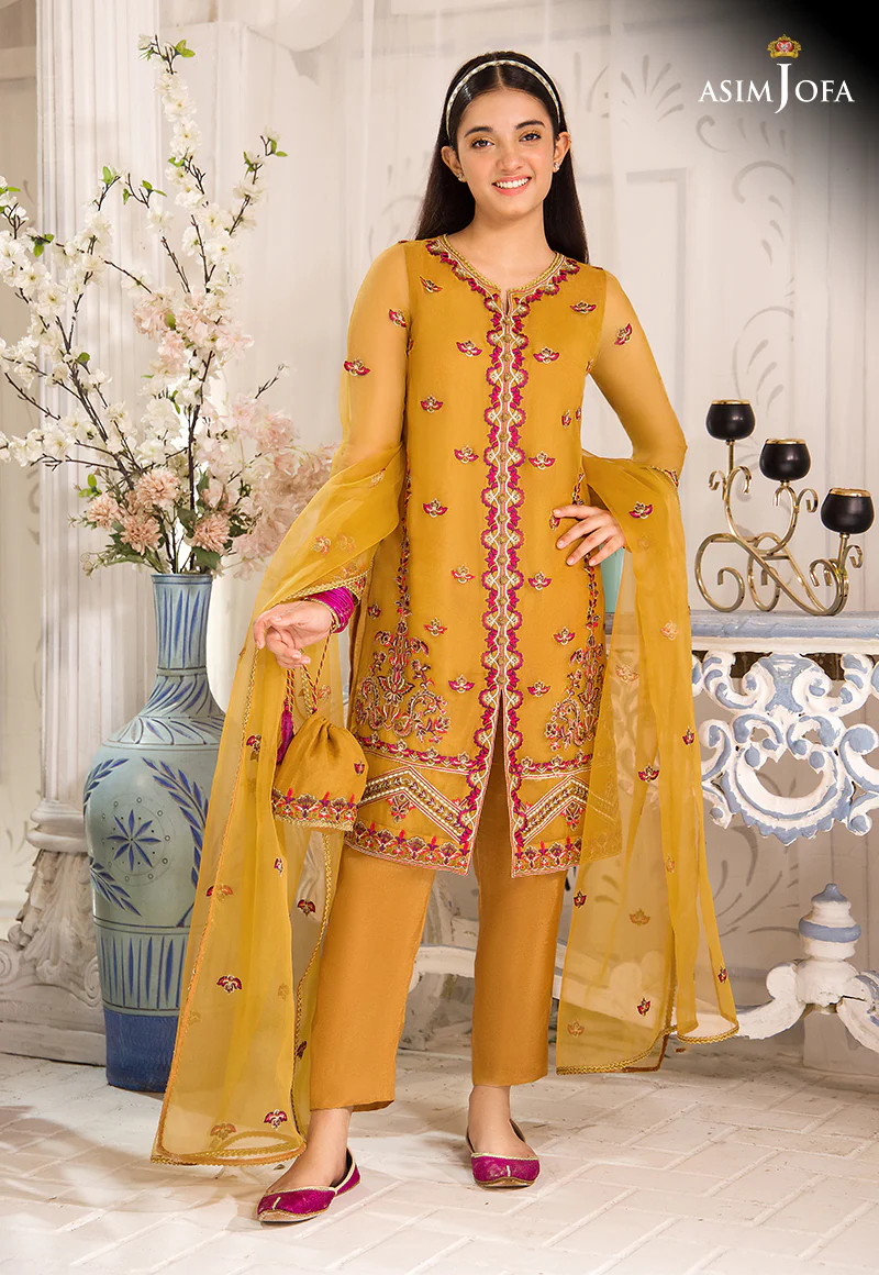 AJTF-09 EMBROIDERED ORGANZA 3 PCS - Image 5