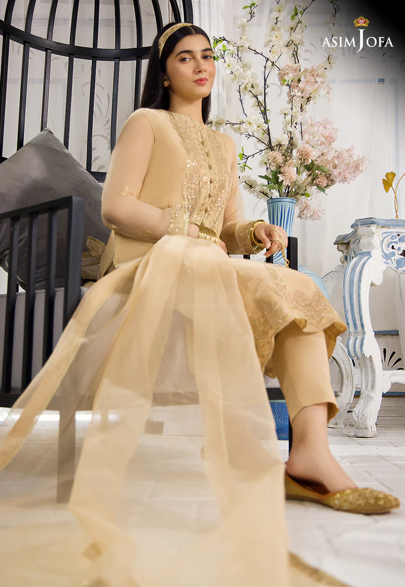 AJTFD-07 EMBROIDERED ORGANZA 3 PCS - Image 6