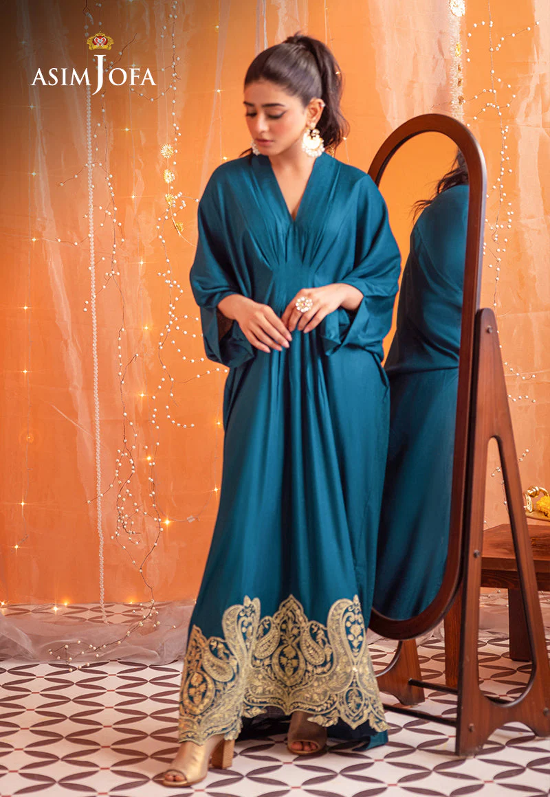 AJTMD-01 - STITCHED 1 PC EMBROIDERED VISCOSE JACQUARD STITCHED 1 PC - Image 3