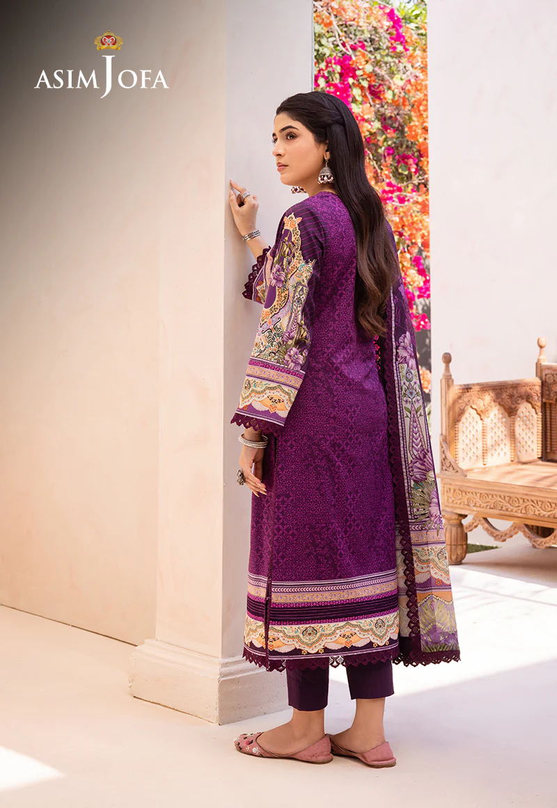 AJUB-10 PRINTED LAWN 3 PCS - Image 2