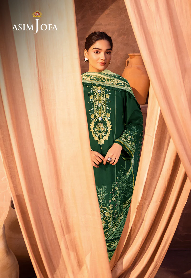 AJUB-13 PRINTED LAWN 3 PCS - Image 10